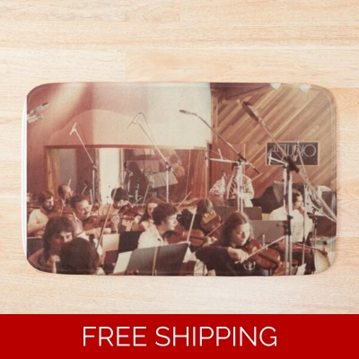 Le Studio Bath Mat Recording Room Rainbow Eyes of Fire